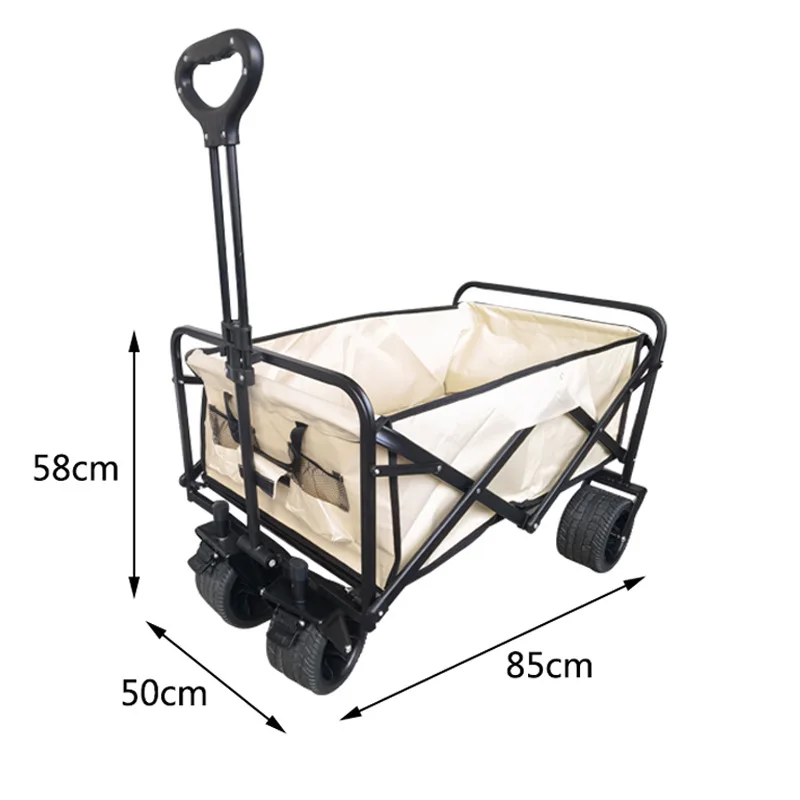 

Folding Wagon Foldable Hand Beach Carry Cart Outdoor Festival Party Camping Hand Trolley
