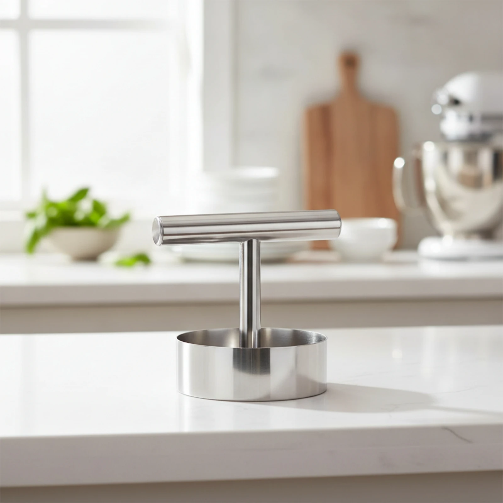 Burger Press Easy to Clean Patty Maker Patty Press with Handle Heavy Duty Hamburgerpresse Lebensmittelecht for Home Cooks