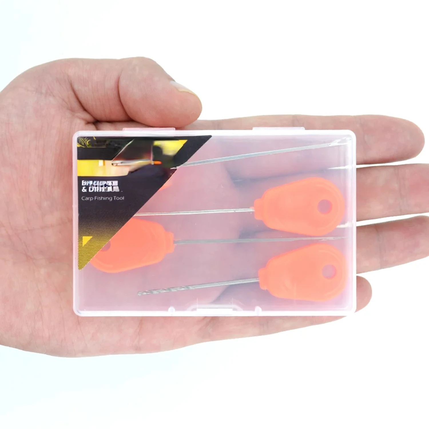 SXHWC Convenient and Durable Set of 4 Essential Needle Carp Fishing Bait Tools with Handy Storage Box - Perfect Accessories for 