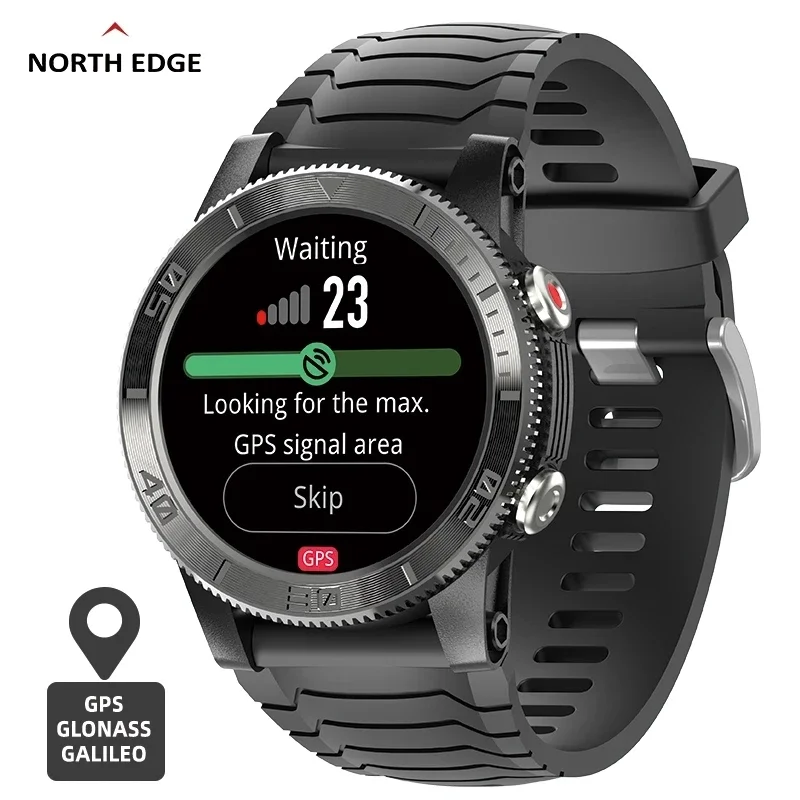 Новый стиль NORTH EDGE X-TREK мужские спортивные умные часы GPS пульсометр SpO2 VO2max антистресс 120 спортивный режим умные часы