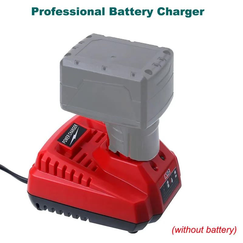 For Milwaukee M12 Lithium Battery Replacement Charger N12 48-59-2401 48-11-2402 Lithium-Ion Battery Charger