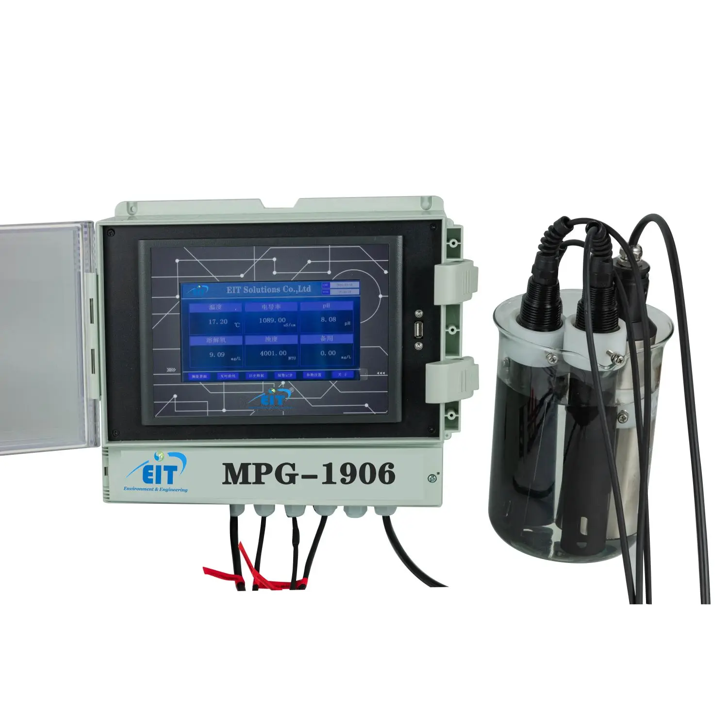 

IOT System PH/ORP/DO Meter Fe2+ Ca2+ COD BOD Testing Multi-parameter Water Quality Meter For Aquaculture