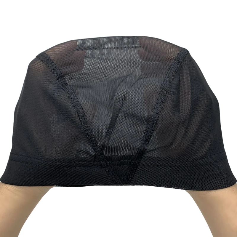 1/2Pcs Wig Caps Mesh Cap for Making Wig Stretchable Hairnets with Wide Elastic Band Mesh Dome Cap for Wigs S/M/L 3 Size