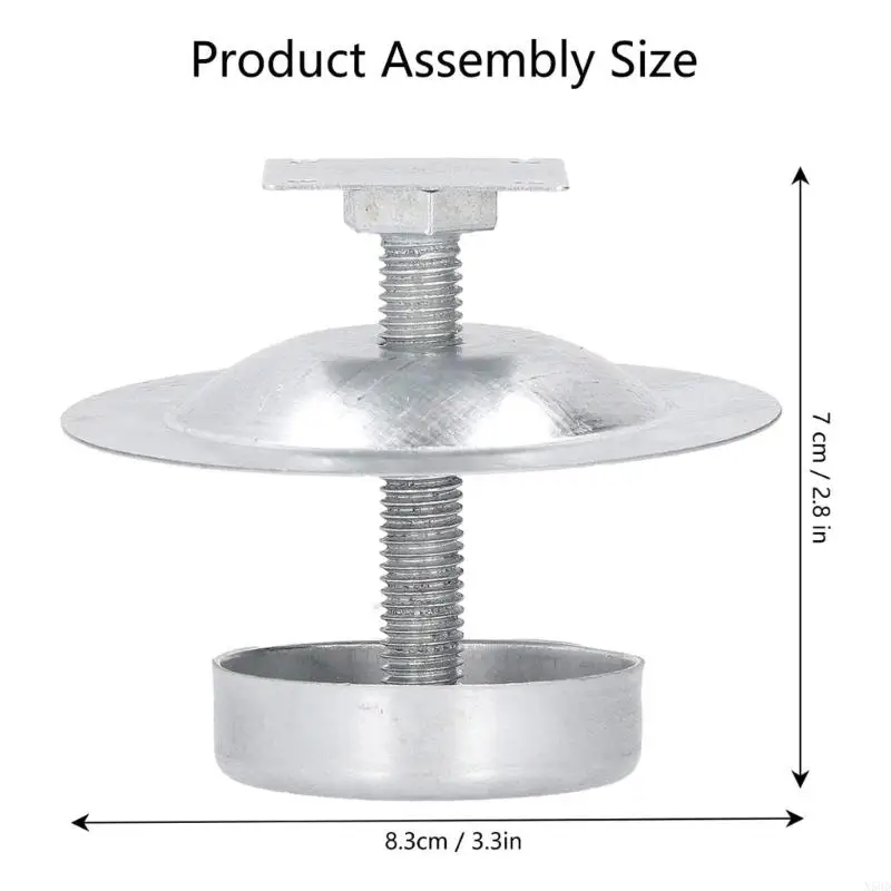 4 PCs Edelstahl Ants Proof Bessel Füße Essentielles Bienenzuchtzubehör N58D