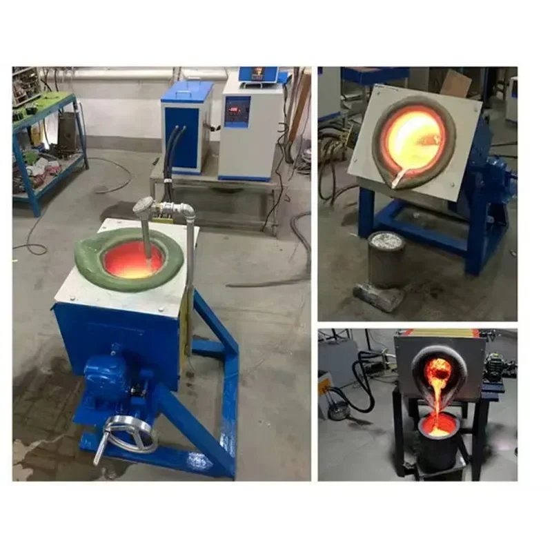 

200-500Kg Industrial Hine Medium Frequency Induction Melting Furnace for Sale from Factory Runwo Machine