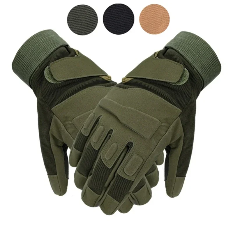 Outdoor Training Full Finger Gloves Special Forces Tactical Anti-slip Clothing Riding Men's Sports Hunting Mountaineering Gloves