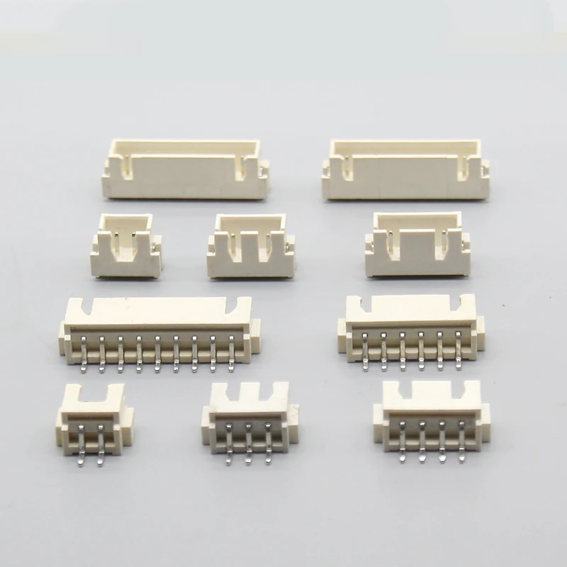 XH2.54MM connector 10 PCS SMT patch vertical horizontal connector female socket high temperature resistant 2-12P socket