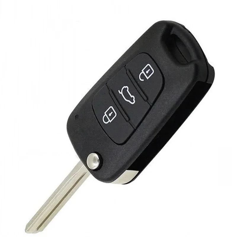 

Чехол для автомобильного ключа с 3 кнопками, без логотипа, для Hyundai Amanti, Picanto, Sorento, Sportage, для Kia I20, I30, IX35, IX20, Elantra