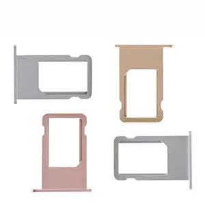 Bilashmart Sim Card Tray Slot Holder iphone 6 6Plus Sim Card Slot Tray Holder Sim Card Reader Socket Replacement Parts