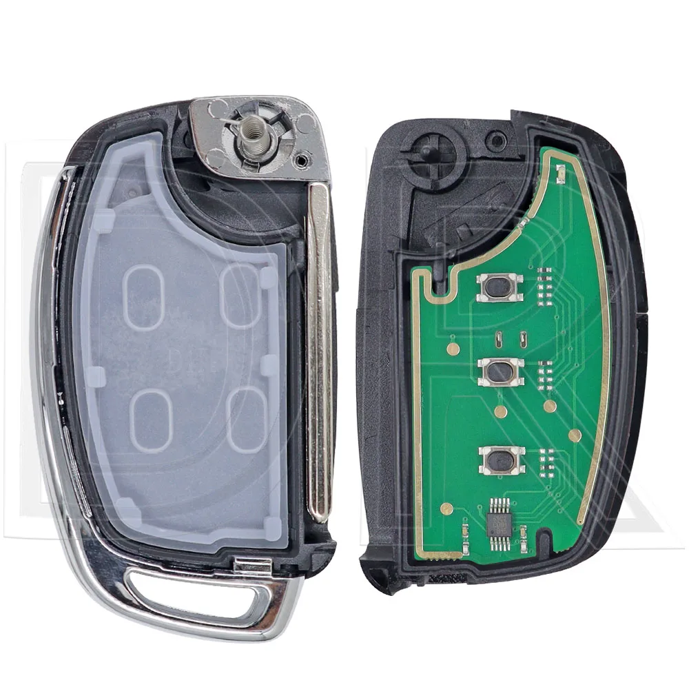 Great ID46 PCF7936 Chip 433MHz Car Remote Control Key For Hyundai Sonata Elantra Santa Fe New IX25 IX35 IX45