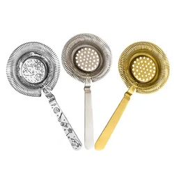 Stainless Steel Hawthorne Strainer Bar Cocktail Strainer