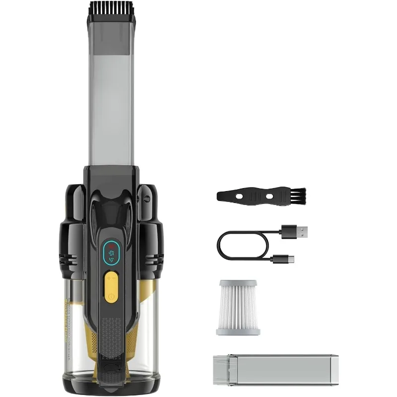 

V9 Car Vacuum Cleaner Suction Power with 15000Pa Handheld Vacuum Cordless with Extension Tube & LED Display & Lig