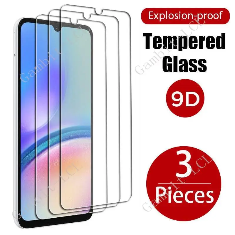 3PCS Protective Tempered Glass For Samsung Galaxy A05 A05s 6.7