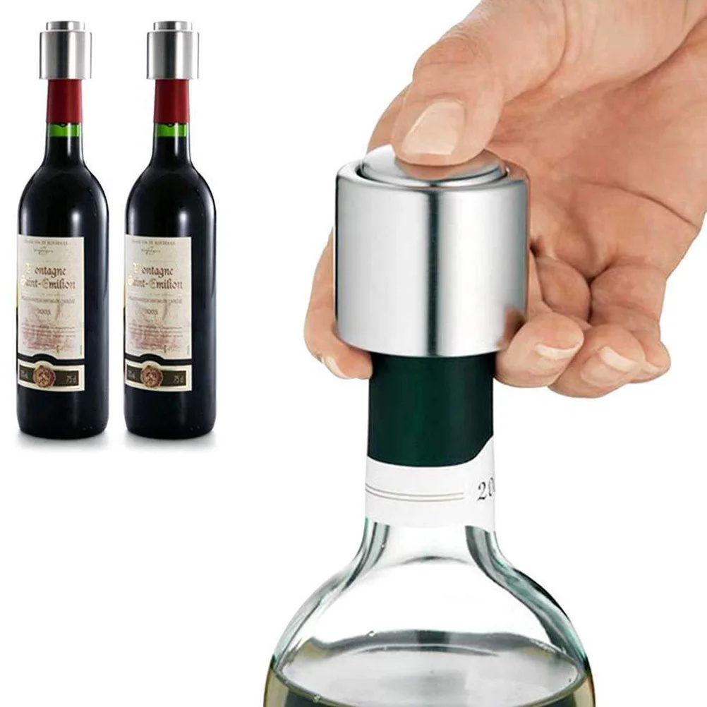 

2pcs Wine Stoppers Bottle Sealing Plug For Wine Olive Oil Vinegar Long Term Preservation Household Kitchen Bar Accessory