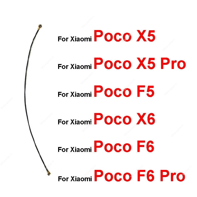 Para xiaomi pocophone poco f6 f5 pro poco x6 x5 pro poco f6 sinal wifi antena cabo flexível sinal conector flexível substituição