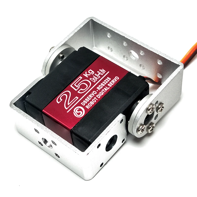 for 25Kg large torque dual-axis digital digital steering gear, robot robotic arm,High Quality