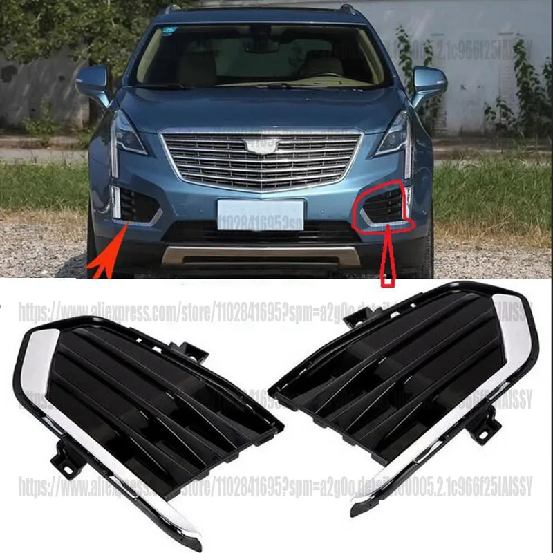 

Lamp Bezel Left Right Passenger Side trim for 2017-2020 Cadillac XT5