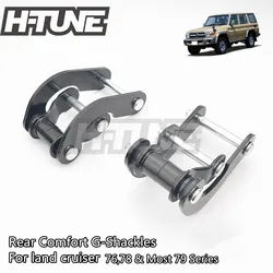 H-TUNE 4x4 Suspension Spring Rear Comfort G-Shackles voor Land Cruiser 76.78 & Most 79-serie