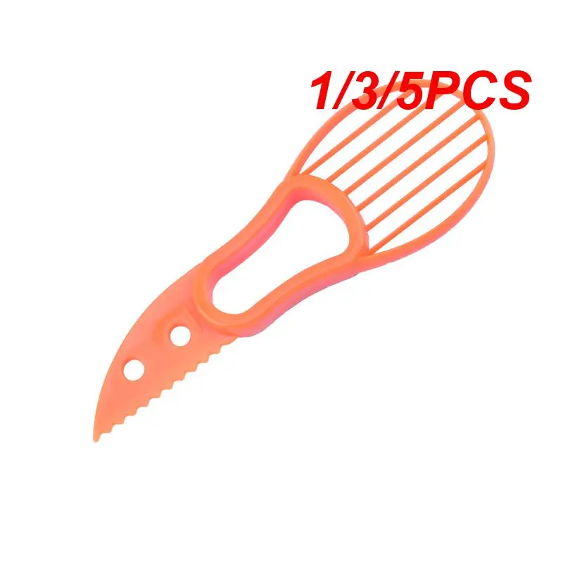 1/3/5PCS Two-in-one Orange Color Creative Kitchen Gadgets Fruit Cutter Portable Kitchen Accessories Tool Special Knife