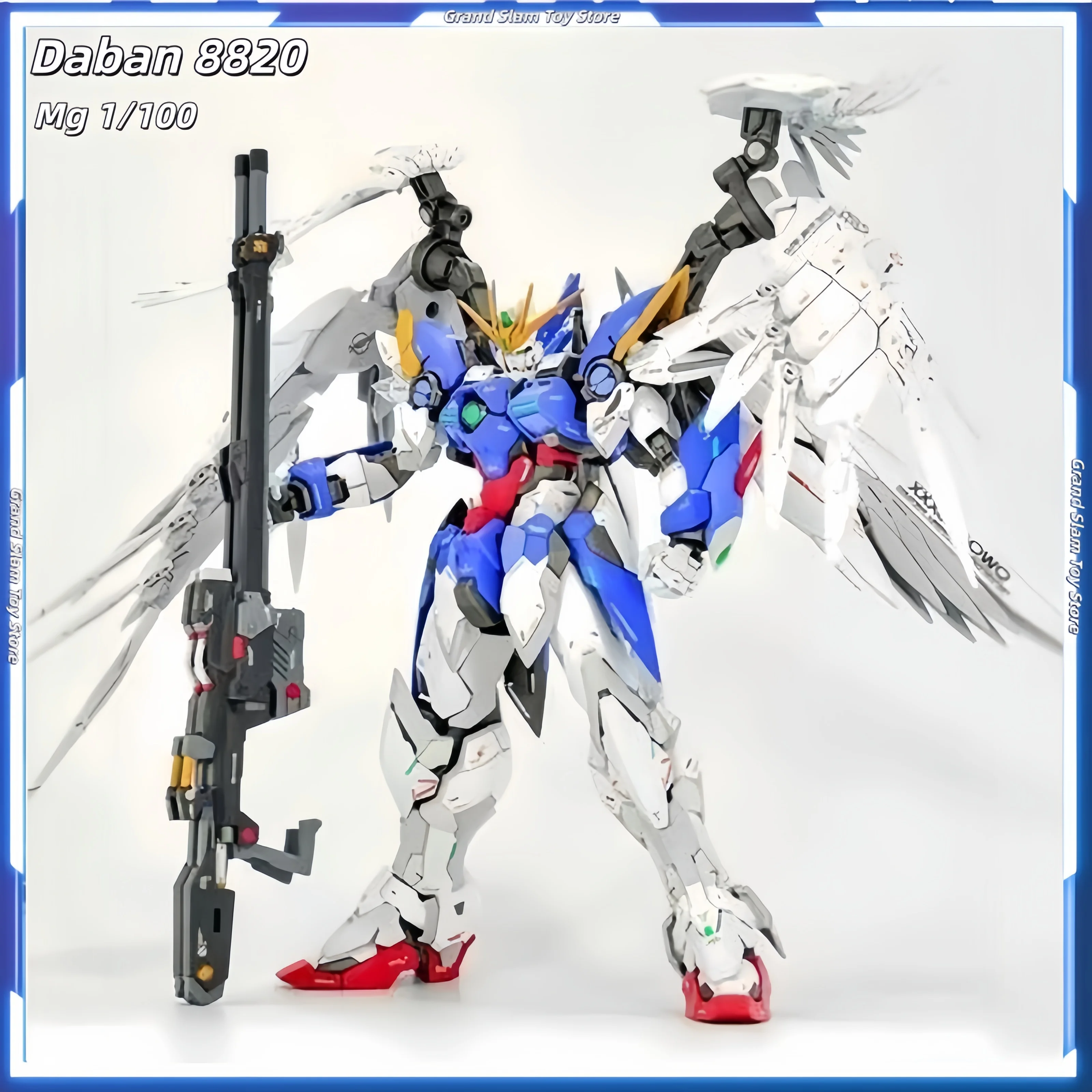 

In Stock Daban 8820 Mg1/100 Flying Wing Zero Model Kit With Decals And Stand Assembly Required Collectible Action Figure Gifts