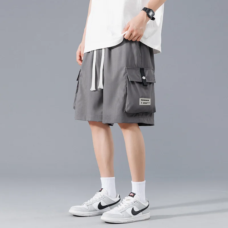 Summer men cargo shorts mens jogger sport casual beach shorts man streetwear outdoor fashion shorts