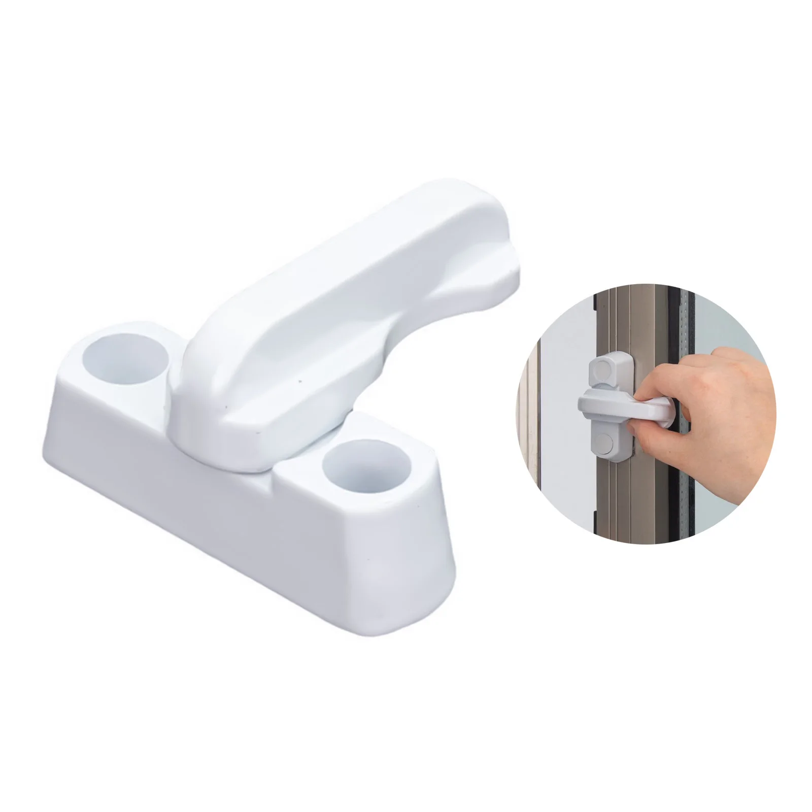 Serrure de fenêtre et de porte de type T pour PVC et alliage d'aluminium, accessoire de sécurité pou