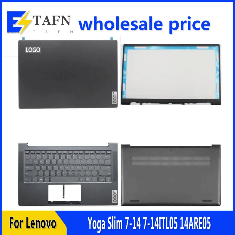 

New For Lenovo Yoga Slim 7-14 7-14ITL05 14ARE05 14IIL05 Laptop LCD Back Cover Front Bezel Upper Palmrest Bottom Case Keyboard