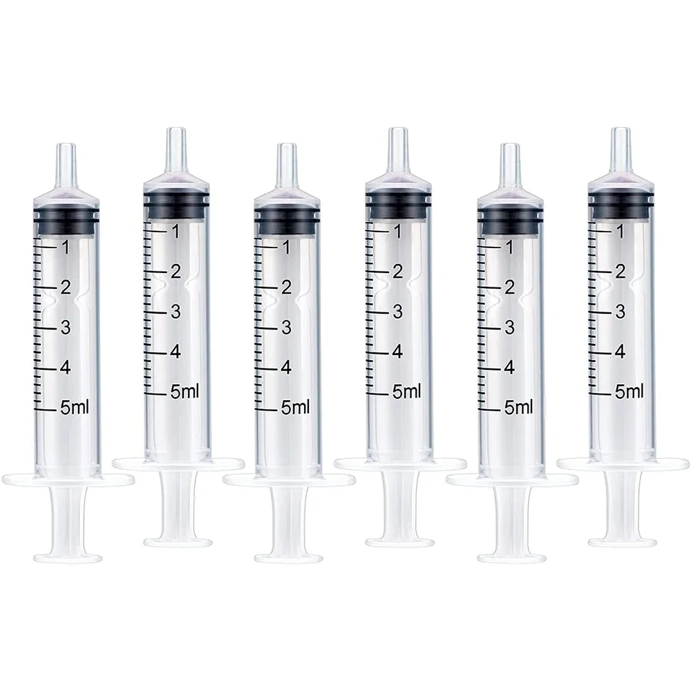 5ml Plastic Ink Refill Syringe With Blunt Stainless Steel Needle Precision Liquid Dispensing Tool For Fountain Pen Printer Cartr