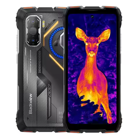 Blackview ROCK 3 Rugged Phone Thermal Imager 8GB+256GB 6.78'' Android 16 Helio G100 10000mAh 108MP Camera NFC 4G Smartphone