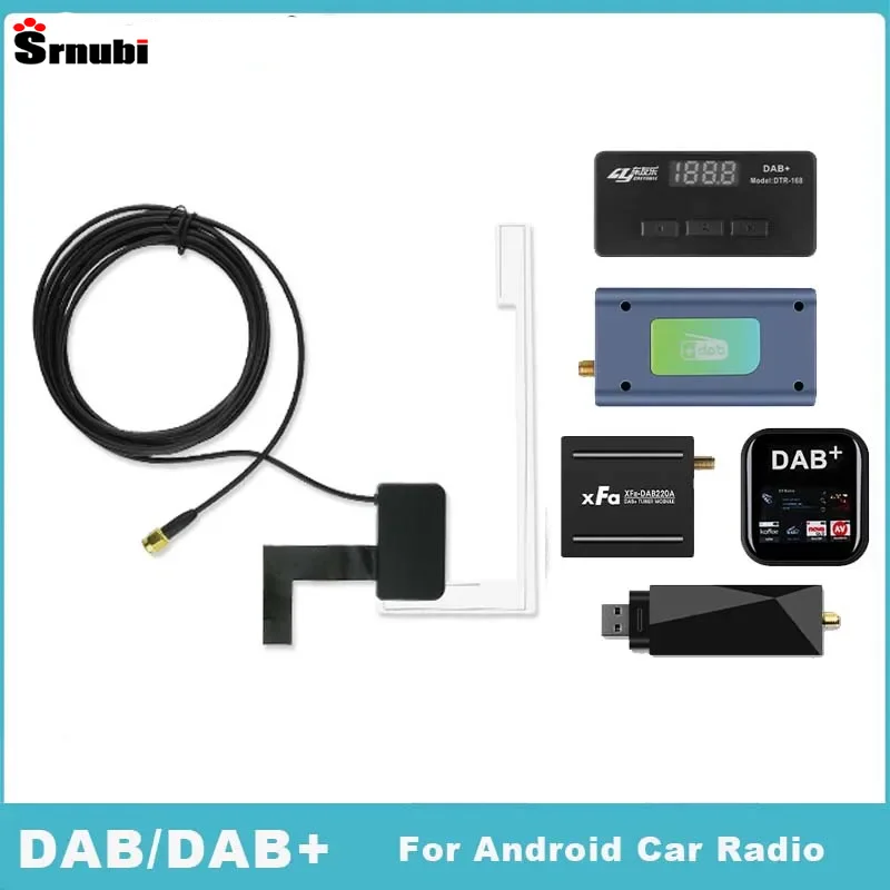 DAB/DAB+ Antenna Five Types of DAB+ Modules With USB Adapter Android Car Radio GPS Stereo Digital Receiver Player For European