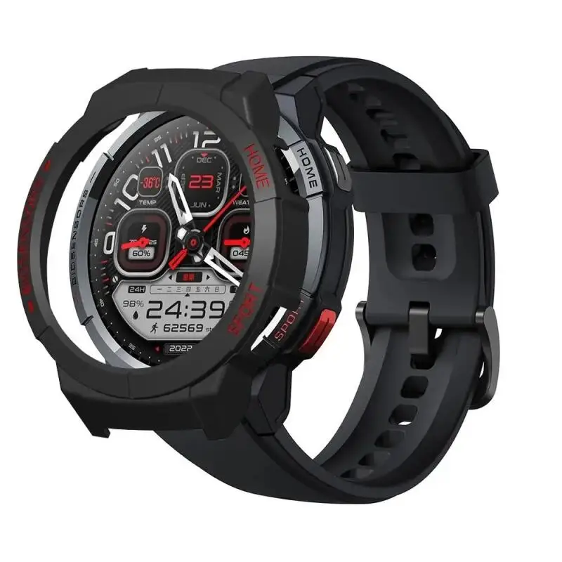 PC Watch Case For Mibro GS Hollow Anti-fall Anti-scratch Protection Shell For Mibro GS Smart Watch Protective Case Accessories