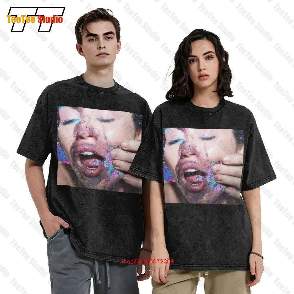 Miley Cyrus Vintage Oversized T-Shirt Her Dead Petz Vinyl Cd Cover Small Medium L Xl D1NO