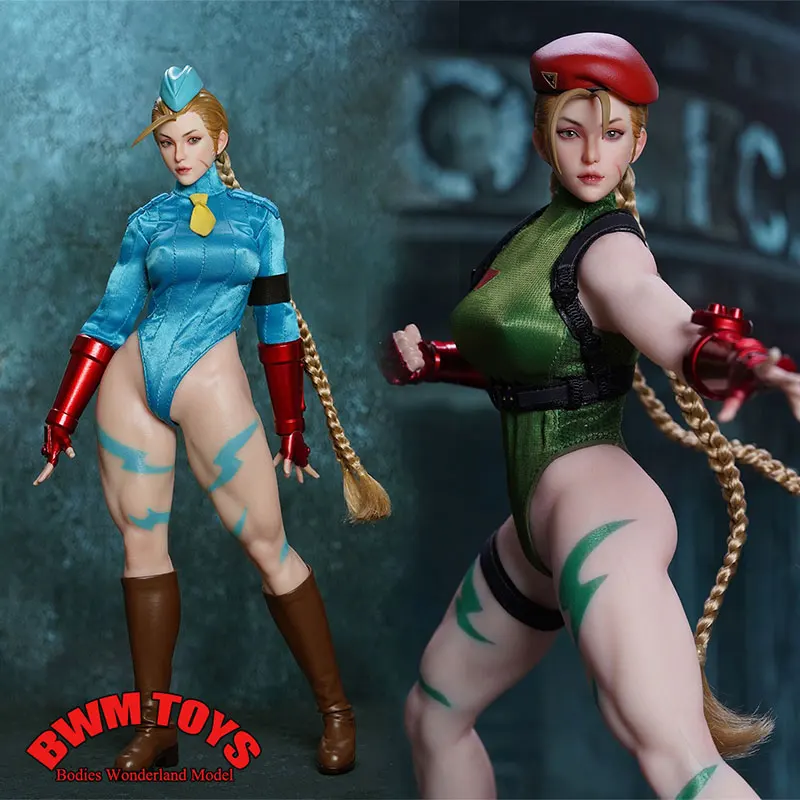 PLAY TOY P020 1/6 Collectible Figure Cammy Fighting Movable Eye Female Warrior Full Set 12 Inch Soldier Action Figure Model Toys