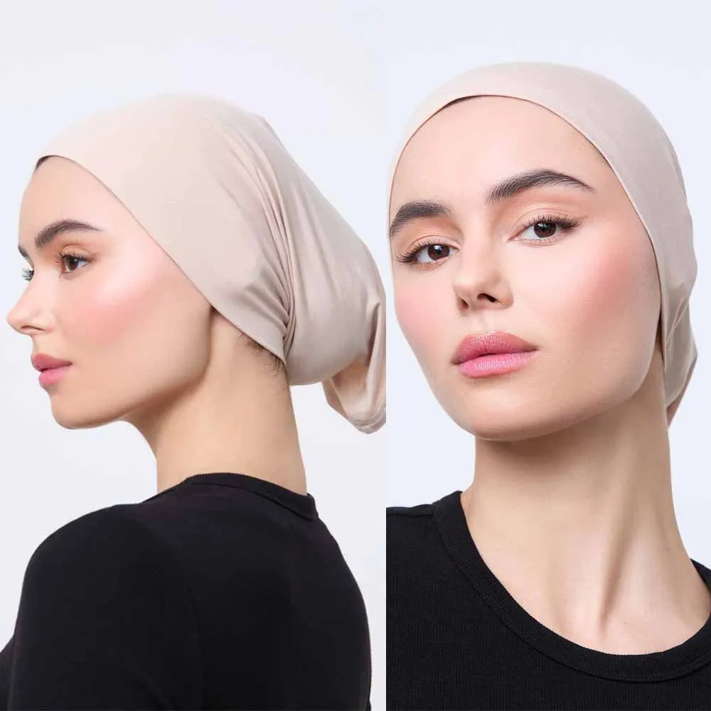 

120 цветов, трикотажные шапки премиум-класса, мусульманская шапка-тюрбан, внутренние шапки-хиджабы, исламский нижний шарф, капот, индийские шапки, женский повязка на голову