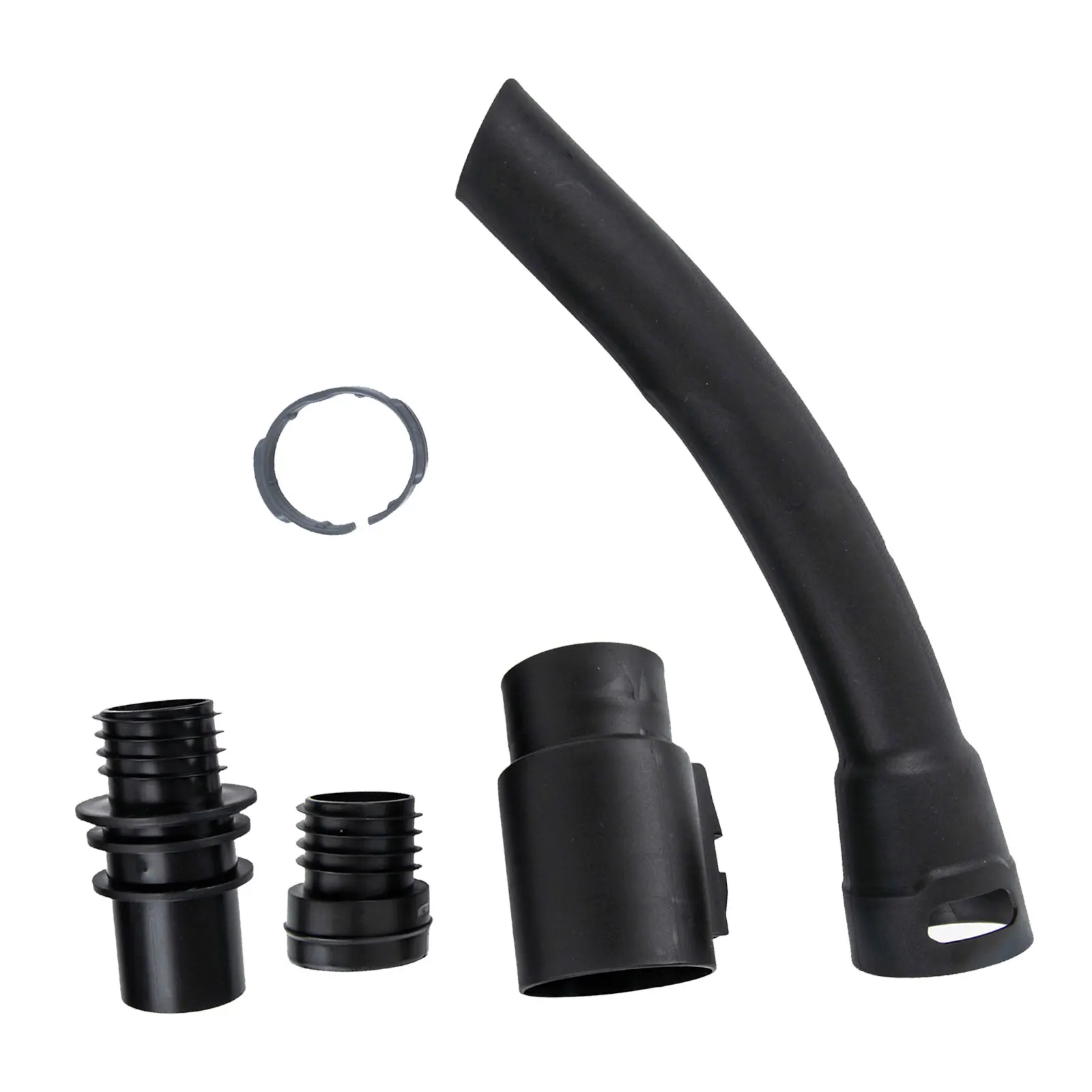 4-Pack Vacuum Hose Connector Handle For Karcher WD1 WD2 WD4 WD5 35mm Non-Slip Grip Suction Tube Adapter Accessory Black