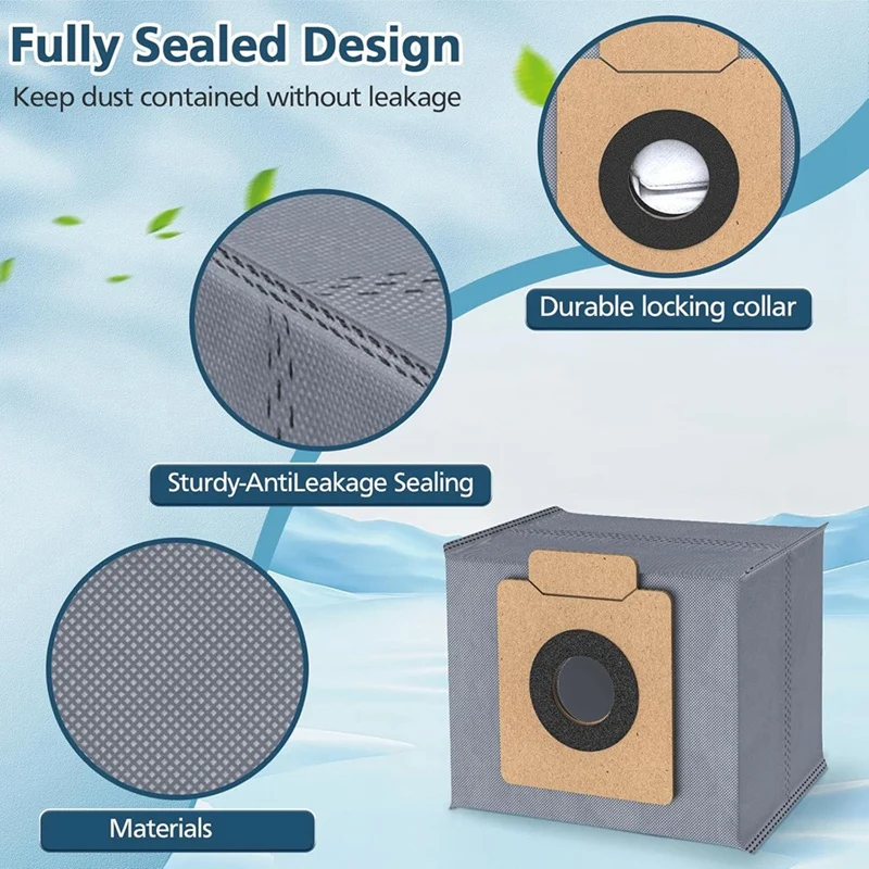 Сменный пылесборник для Eufy Clean X8 Pro X10 Pro, пакеты для сбора пыли для Omni Robot, пустые пакеты для сбора пыли