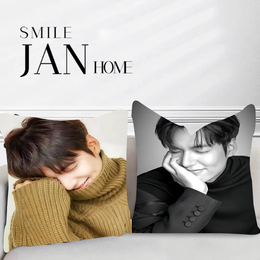 Lee Min Ho Whitepaper Kissen Anime Kissen Sofa Bett Kopf Kissenbezug Kissenbezug 45x45 cm Mode