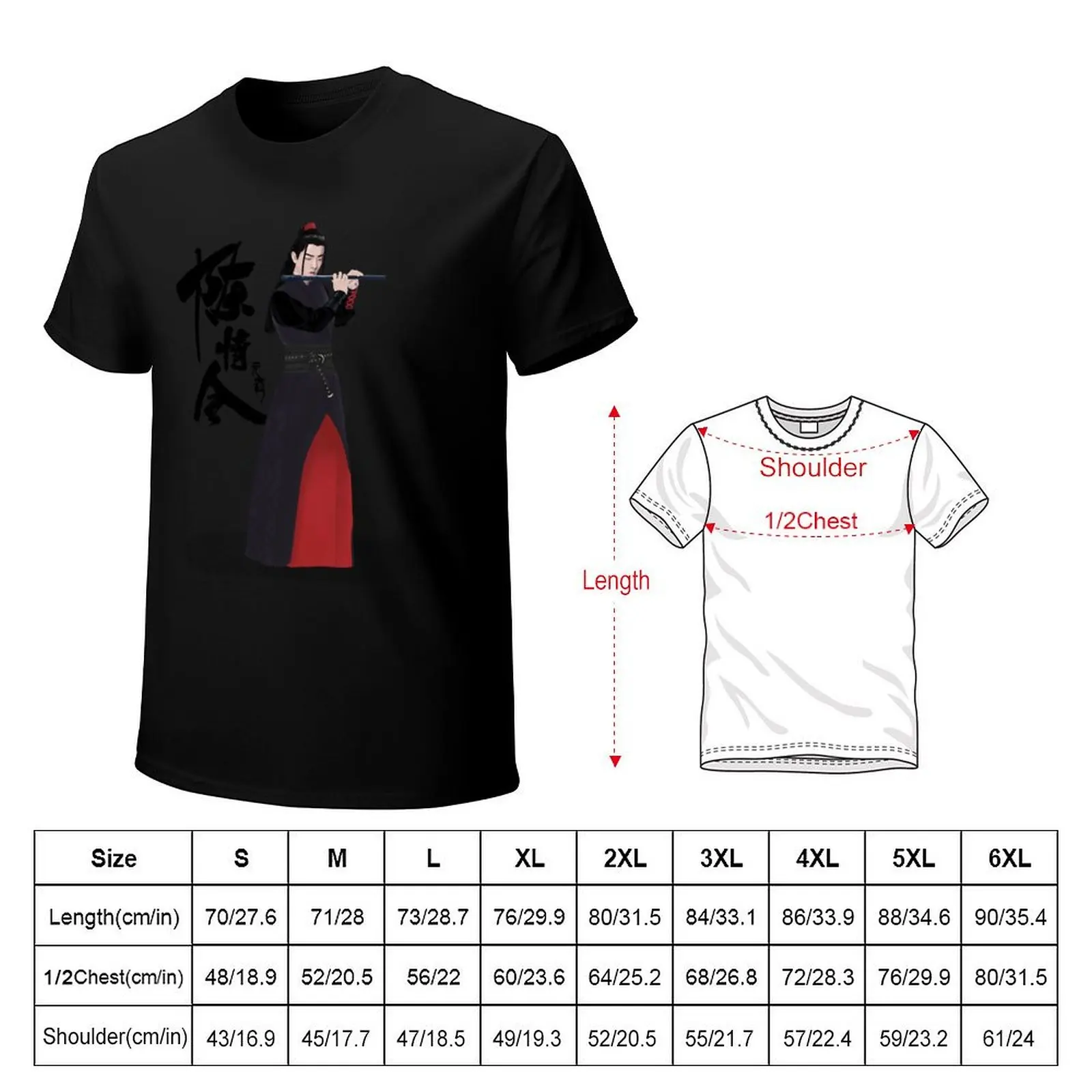 Beautiful Model Wei Wuxian The Untamed Retro Wave T-Shirt vintage graphic tee Anime t-shirt sublime summer 2025 mens clothes
