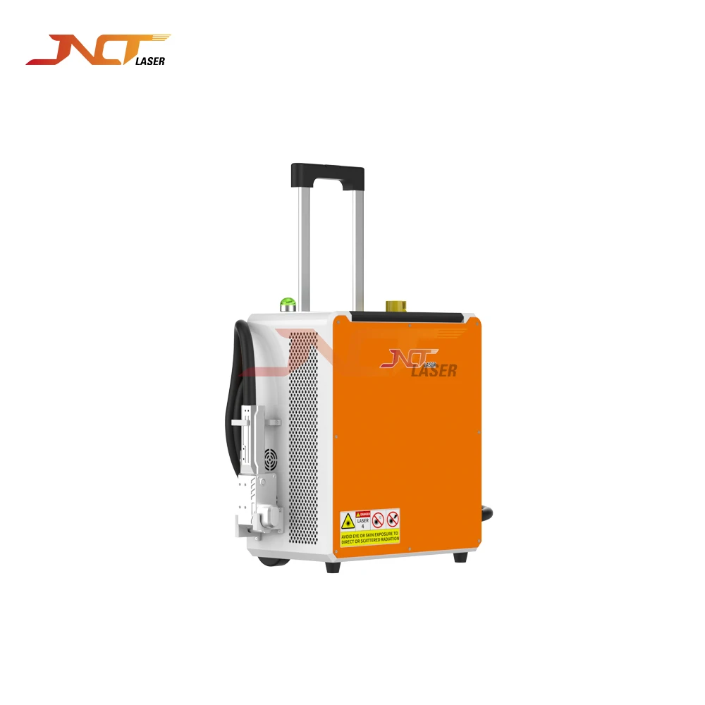 

The First Small 500w Air-Cooled Pulse Laser Cleaning Machine Gaussian on the Market Suitcase Design Wood Metal Mold Cleaning