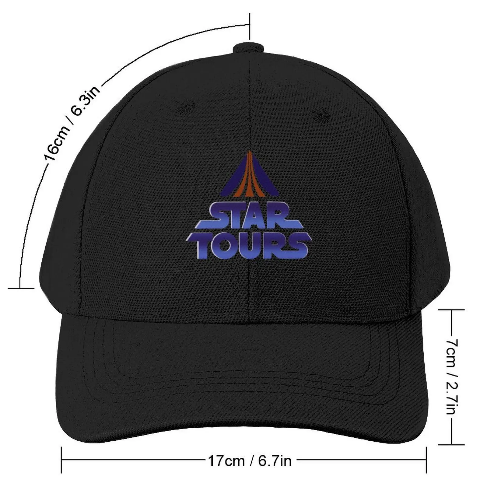 STAR TOURS Monitor/screen logo Baseball Cap Thermal Visor Sun Cap Visor fashionable Hats Woman Men's