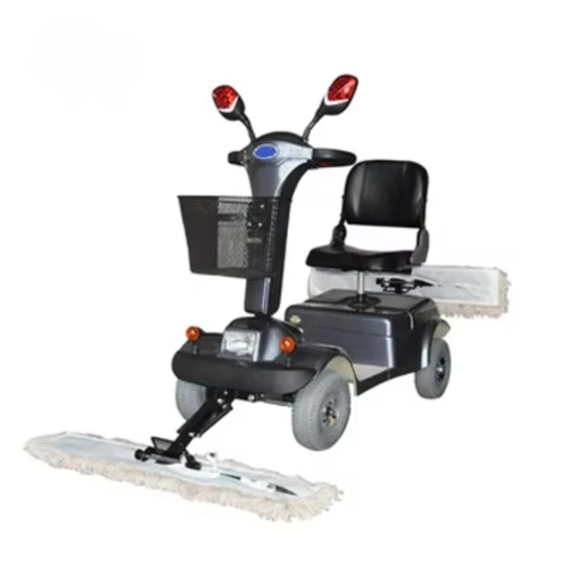 

CT4900 Коммерческая швабра для чистки пола, скутер, электрическая тележка для сбора пыли для уборки пыли на продажу
