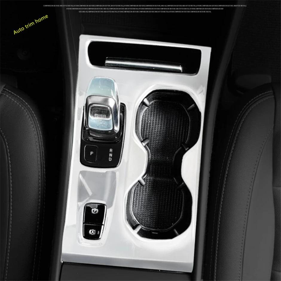 Center Control Stalls Gear Shift  Panel Box Decoration Frame Cover Trim Fit For Volvo XC40 2019 - 2023 Car Accessories