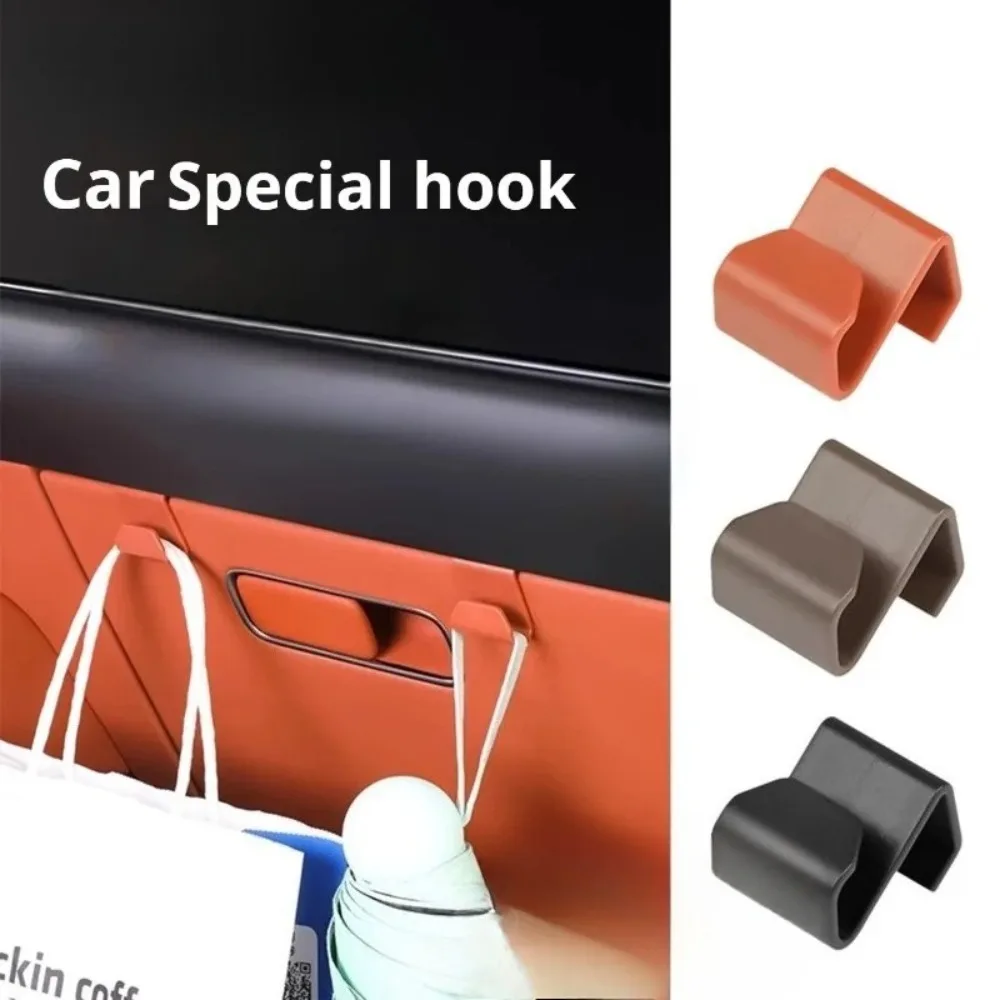 4pcs Car Front Passenger Hook Glove Box Multi-functional Automotive Storage Hook Interior Car Hook