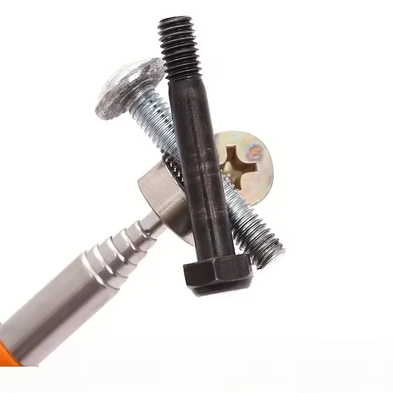 1Pc Telescopic Magnetic Pickup Stick With 8Lb Capacity Adjustable Length For Easy Retrieval Of Nuts And Bolts In Confined Areas image 5