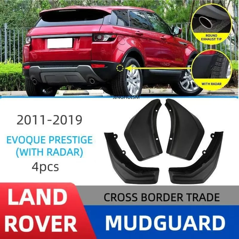 Mudguards FOR Land Rover Rover Evoque Dynamic Round Mouthed Tail Throat Radar 2011-2021 Car Mud Flaps Splash Guards Accessory