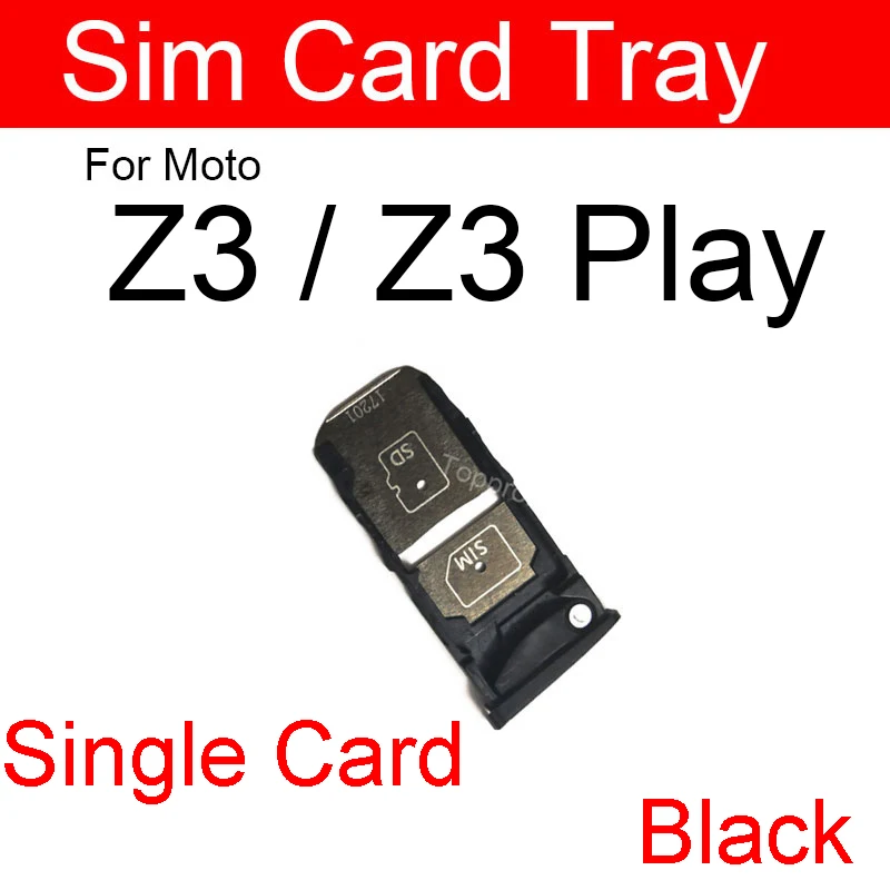Sim Card Tray Holder For Motorola Moto Z Z2 Z3 Force Play Z4