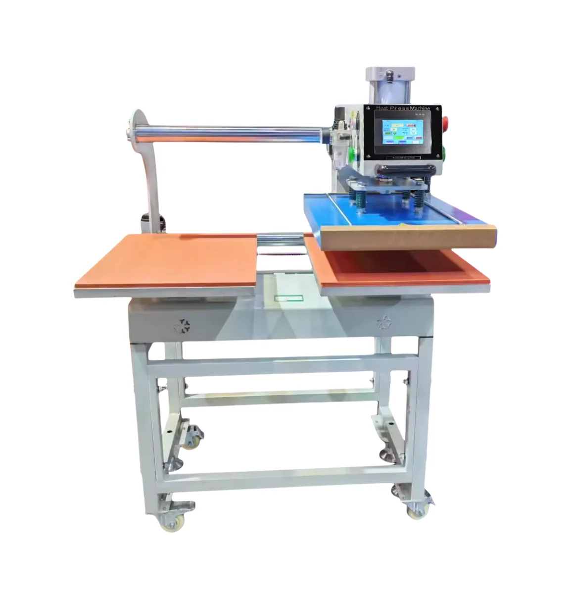 Double Station Pneumatic Auto Press Slide Hot Press Machine T Shirt Transfer Vinyl Sublimation Heat Transfer Printing Equipment
