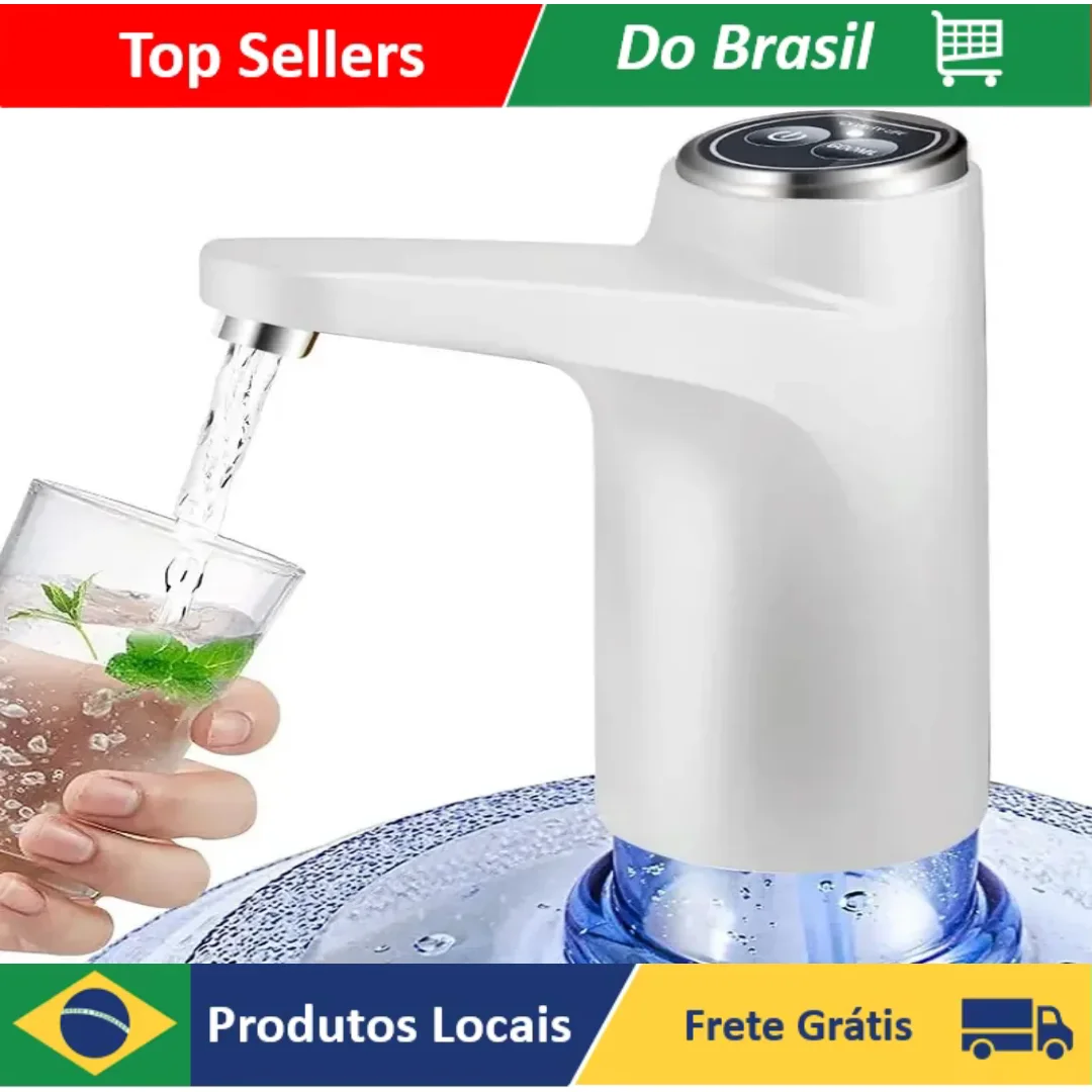Electric Water Dispenser Automatic USB Barreled Water Pump for Gallon Drinking Bottle Portable Water Treatment Kitchen Appliance