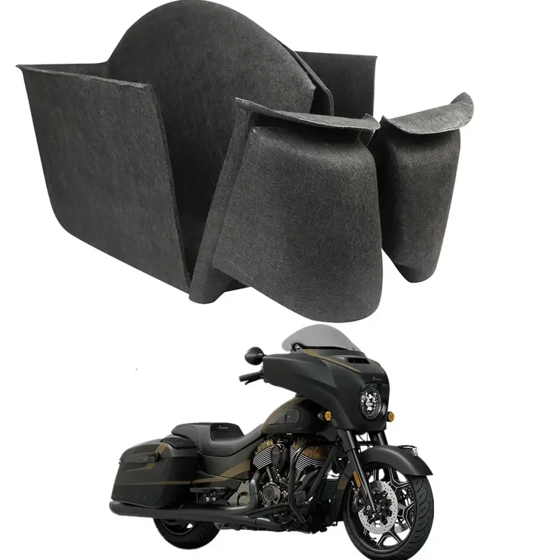 

For Indian Chieftain 2014-2018 Springfield Roadmaster 2016-2023 Accesorios moto Saddlebag Carpet Liner