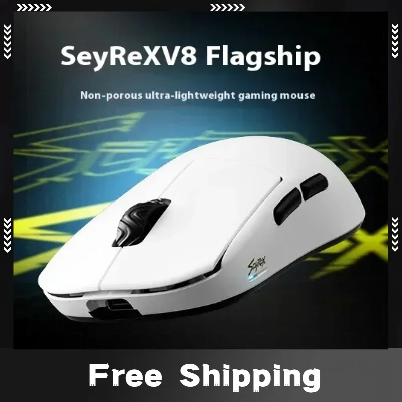 

New Scyrox V8 Mouse Dual Mode Wireless8k Return Paw3950 E-Sports Mouse Ergonomics 36g E-Sports Mice Pc Gamer Accessory